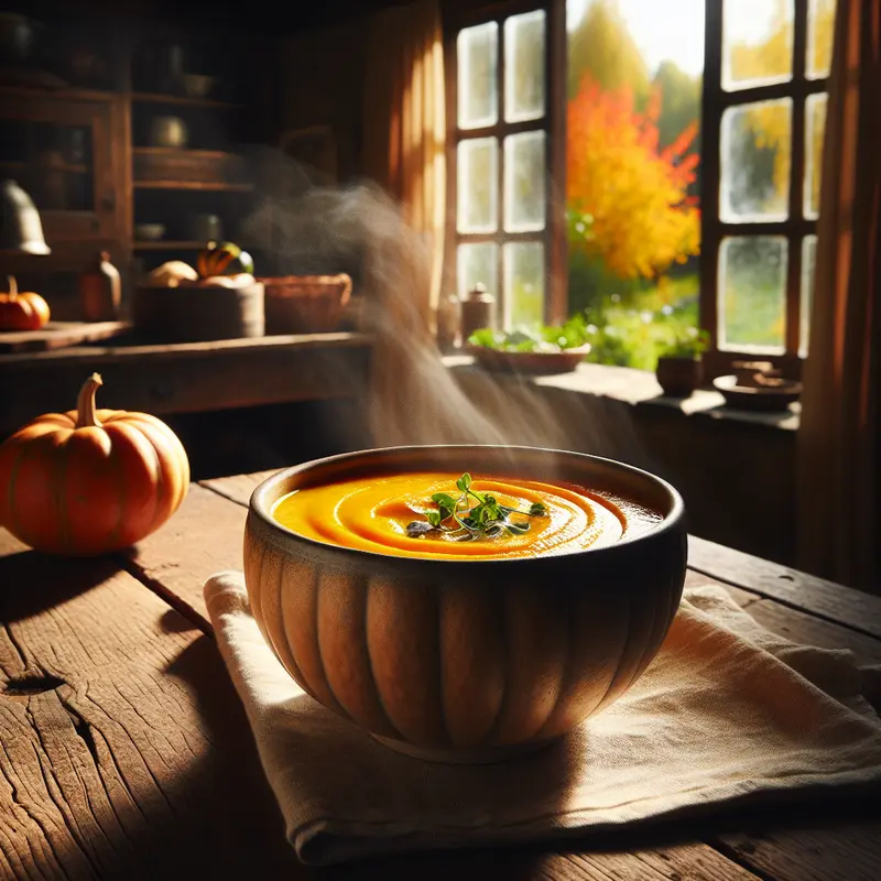 Historia kremu z pieczonej dyni z pomarańczą i imbirem – mój jesienny kubek ciepła