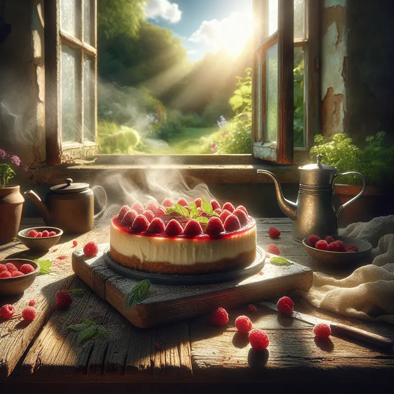 Historia letniego sernika na zimno – malinowy ratunek bez piekarnika