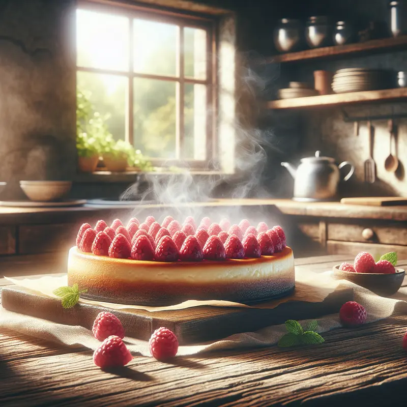 Historia letniego sernika na zimno – mój szybki deser bez pieczenia z malinami