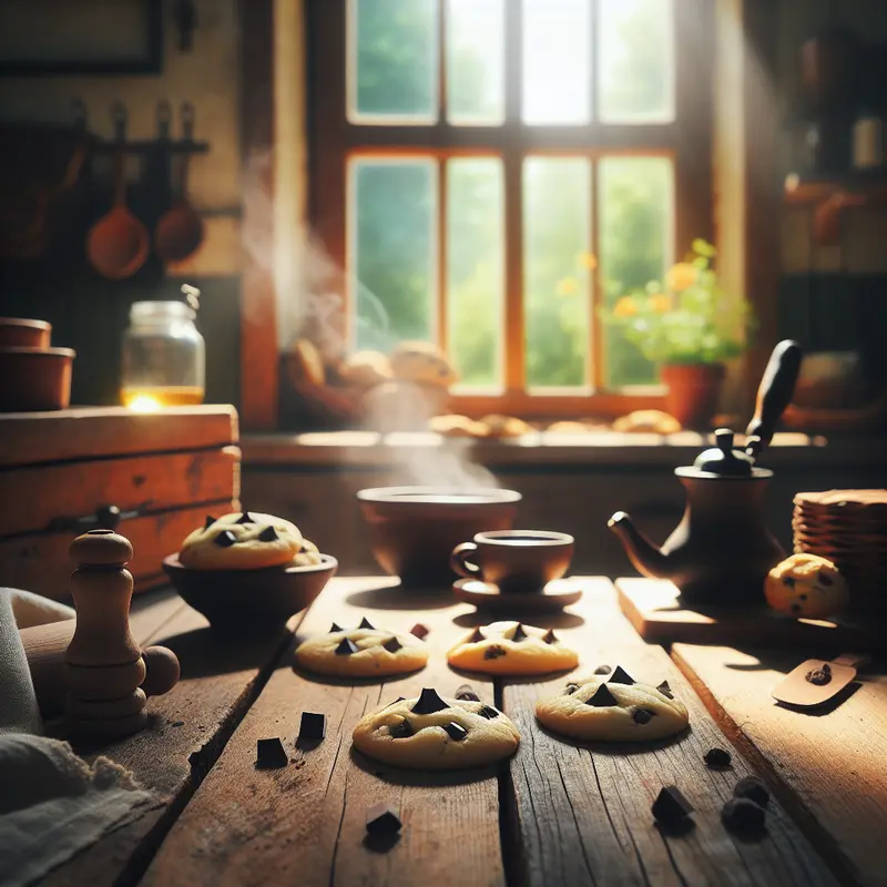 Historia małych przyjemności: maślane ciasteczka z kawałkami czekolady