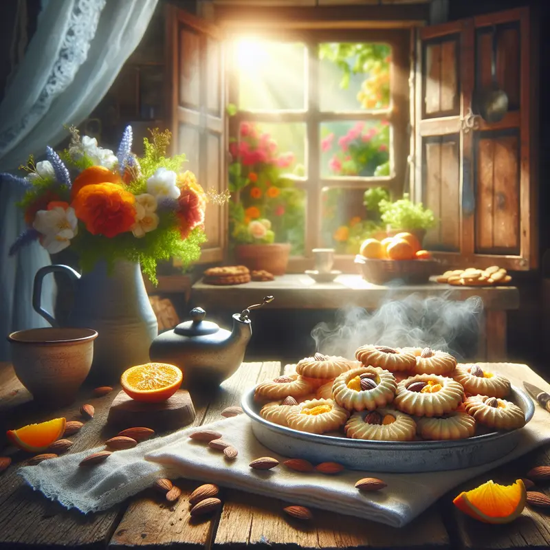 Historia małych szczęść: kruche ciasteczka migdałowo-pomarańczowe, które piekę na każdą okazję