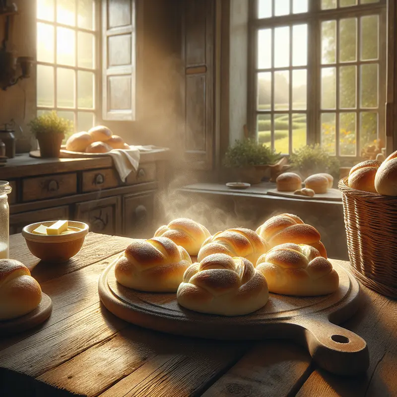Historia maślanych bułeczek – poranek pachnący pieczywem