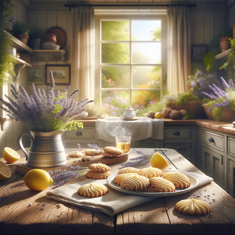 Historia maślanych ciasteczek cytrynowo-lawendowych – małe słodkości na rozmowy przy herbacie