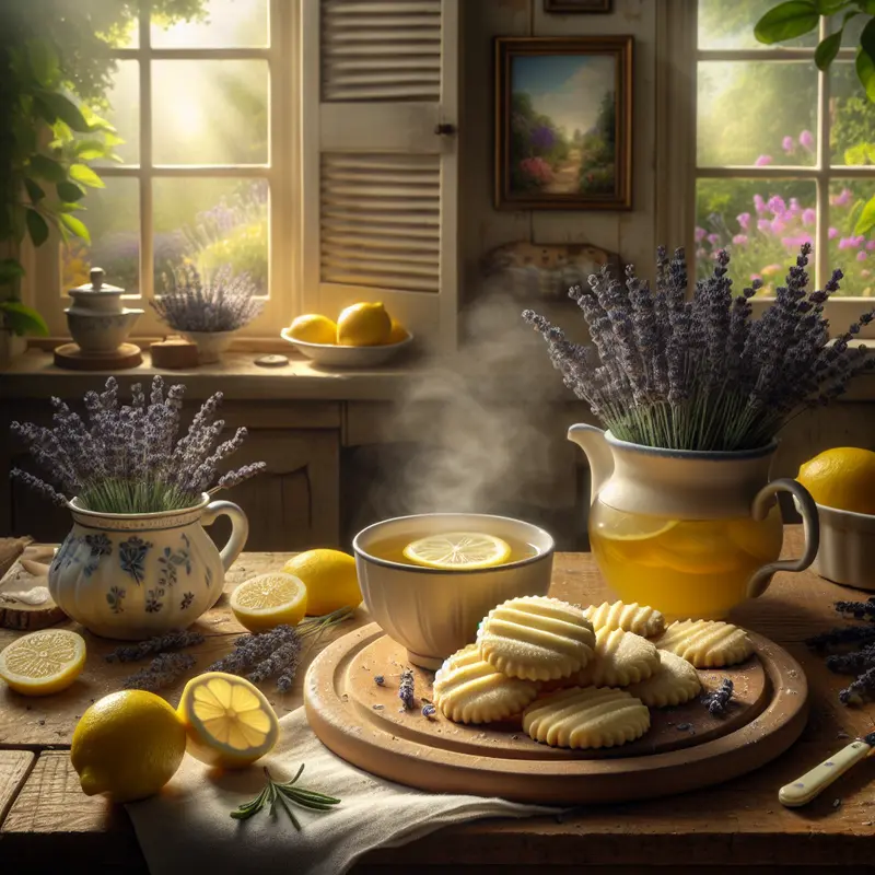 Historia maślanych ciasteczek z cytryną i lawendą – mały kawałek lata w filiżance