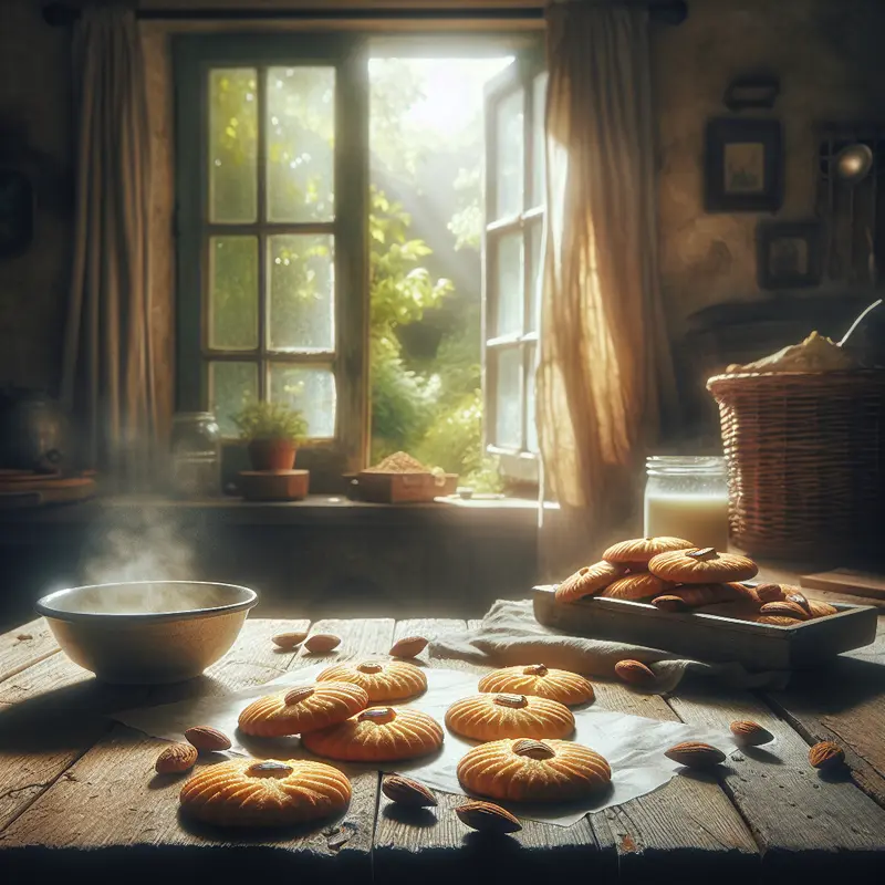 Historia maślanych ciasteczek z migdałowym wspomnieniem