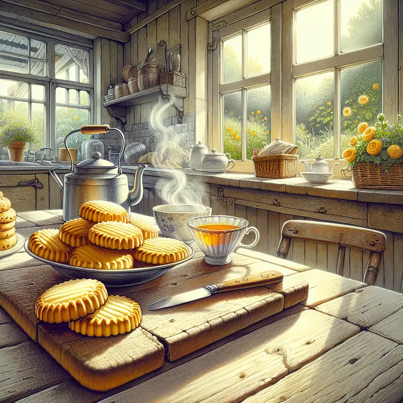 Historia maślanych ciasteczek z pomarańczową nutą – małe słodkie wspomnienie przy herbacie