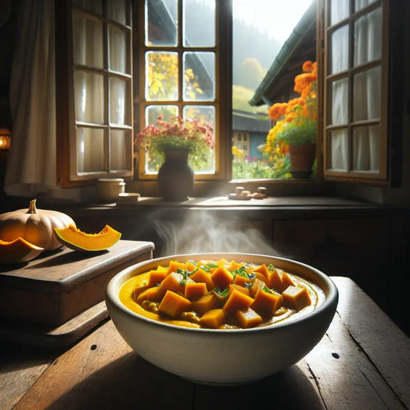 Historia mojego kremowego wegańskiego curry z dynią – komfort w jednym garnku