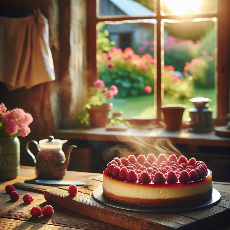 Historia mojego letniego sernika na zimno z malinami – bez pieczenia, pełen wspomnień