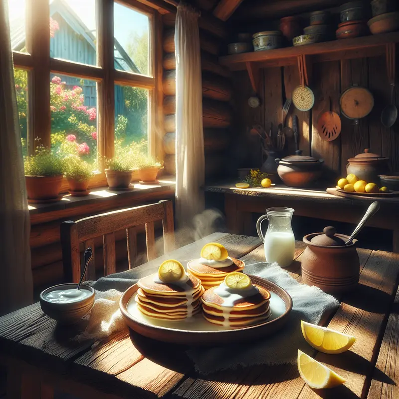 Historia puszystych pankejków jogurtowo‑cytrynowych – słodki brunch, który pachnie latem