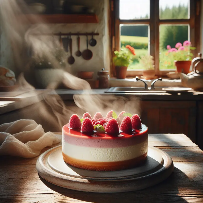 Historia sernika na zimno z mascarpone i malinowym musem – mój letni ratunek bez piekarnika