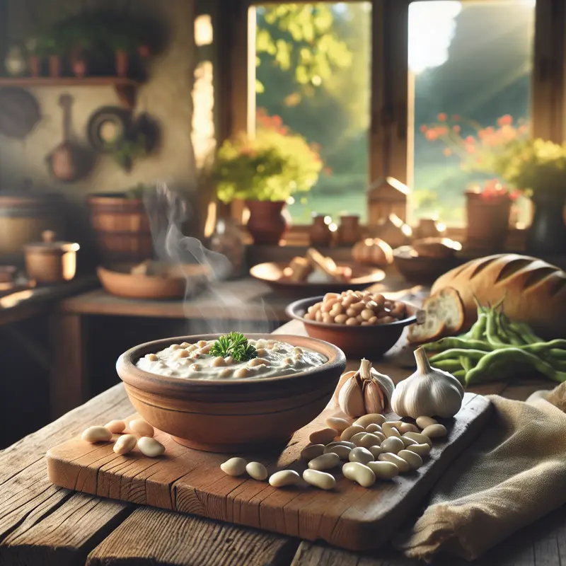 Historia uniwersalnego dipu: krem z pieczonego czosnku i białej fasoli – mój sposób na udane spotkanie