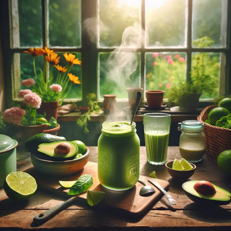 Historia zielonego poranka: mój kremowy smoothie z awokado i limonką