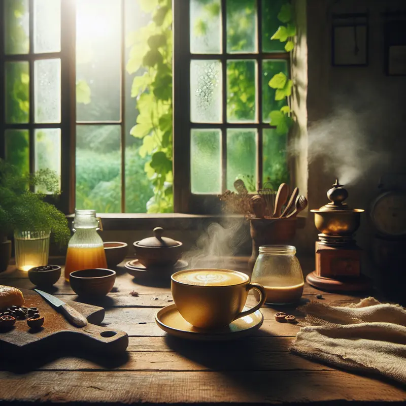 Historia złotego latte: poranna rozgrzewka i moja chwila spokoju